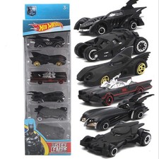 Set of 6 Batman Batmobile Car Model Toy Vehicle Metal Gift Kids Collection