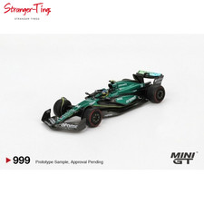 MINI GT 00999-L - 1/64 ASTON MARTIN AMR24 NO.14 FERNANDO ALONSO F1 BAHRAIN GP