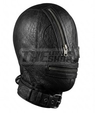 Leather bondage hood bdsm gimp - bondage,