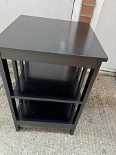Black Side Bed Table