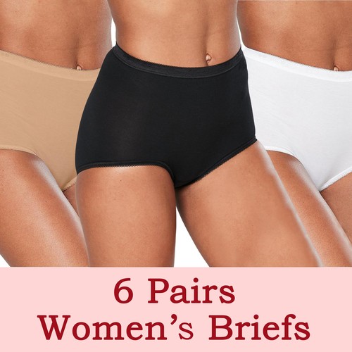 Pack ladies briefs knickers - 6,