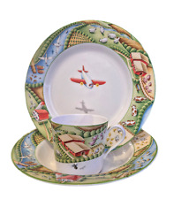 Tiffany & Co Child's Farm Set - Luncheon Plate, Soup Bowl, Mug Tiffany - C 2000