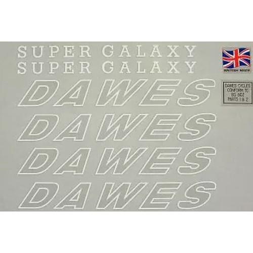 Dawes galaxy set decals - dawes,