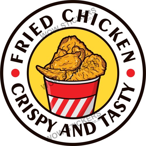 Fried chicken sticker trailer - chicken,