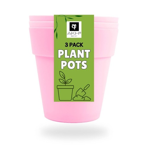 Plastic plant pot flower - 3,