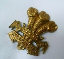 WW1 The Leinster Regiment Cap Badge All Brass maker JR Gaunt ANTIQUE Original