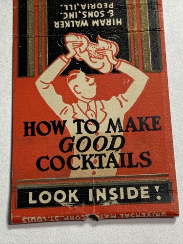 Matchbook cover canadian club - matchbook,