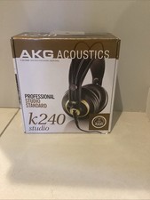AKG K240  Over-Ear Headphones Black semi Open Back  Excellent Condition