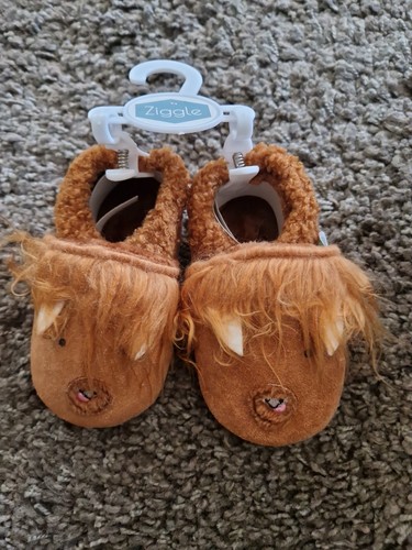 Ziggle highland cow slippers - highland,