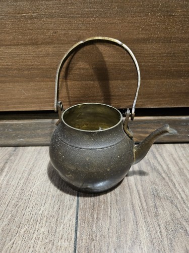 Vintage solid brass - solid, round