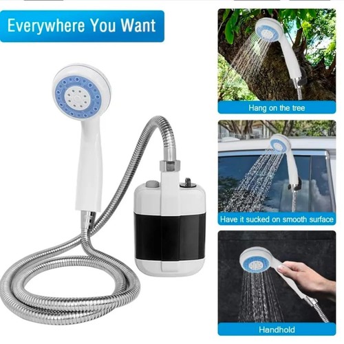 Portable camping shower - camping, usb