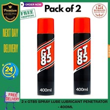 2 x GT85 SPRAY LUBE LUBRICANT PENETRATOR WATER DISPLACER CORROSION - 400ML