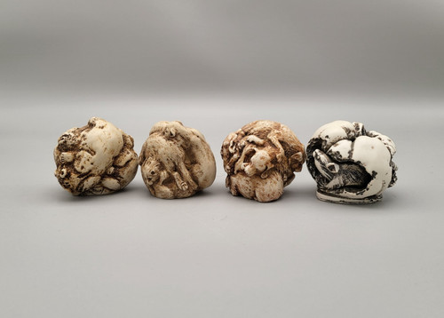 Four netsuke animal - four,