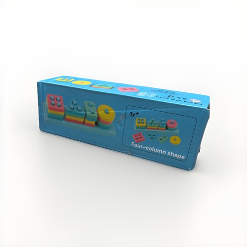 Wooden geometric shape sorter - wooden,