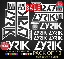 ROCK SHOX LYRIK Vinyl Decal