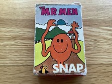 1978 Mr Men Snap Playing Cards Vintage, Michael Stanfield 