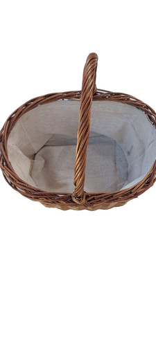 Mediumlined oval wicker - oval,