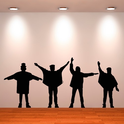 The beatles help silhouette - the,