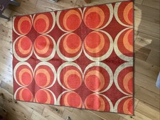 1960 hippy style rug carpet - 1960,