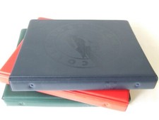 WH SMITH 'COLLECTORS RANGE' 4-RING STAMP ALBUMS, VARIOUS SIZES & COLOURS