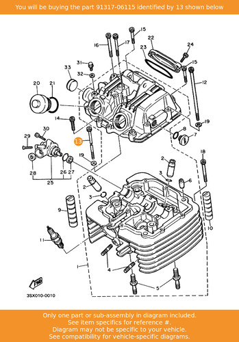 Yamaha bolt 91317 06115 oem - yamaha, bolt,