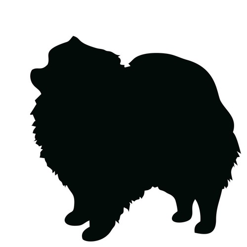 Pomeranian dog car van vinyl - car,