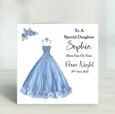 Personalised prom card - personalised,