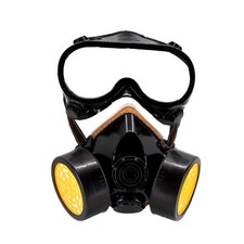Halloween Respirator Mask Goggles Kit Twin Cartridge Spray Paint NEW Fancy Dress