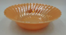 Vintage Anchor Hocking Fire King Peach Lustre Serving Bowl Dish 8.5" Diameter