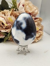 Orca agate Egg On Stand 6.5cm