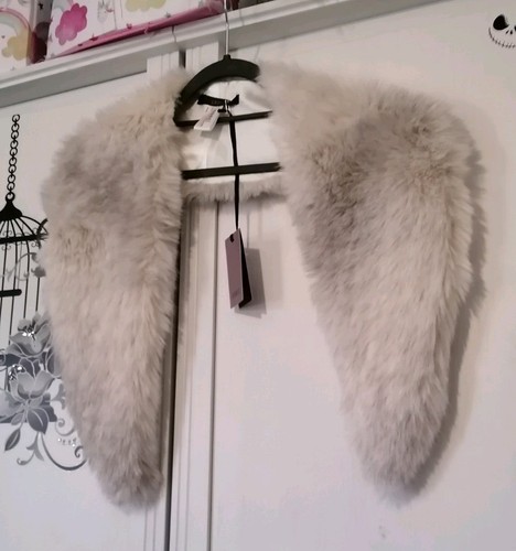 Coast faux fur wrap - faux, stole