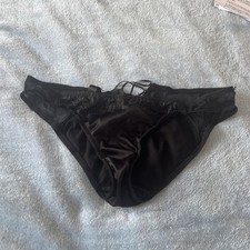 Ann Summers Black Satin Lace