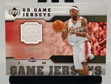 2005-06 LeBron James Upper Deck UD Game Jerseys #GJ-LJ Cavaliers Patch