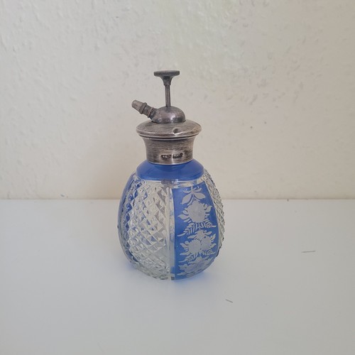 Antique glass atomiser bottle - antique,