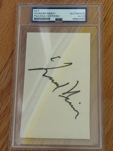 Leonard nimoy autograph - nimoy,