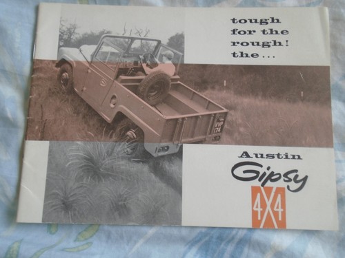 Austin gipsy 4x4 brochure - 4x4,
