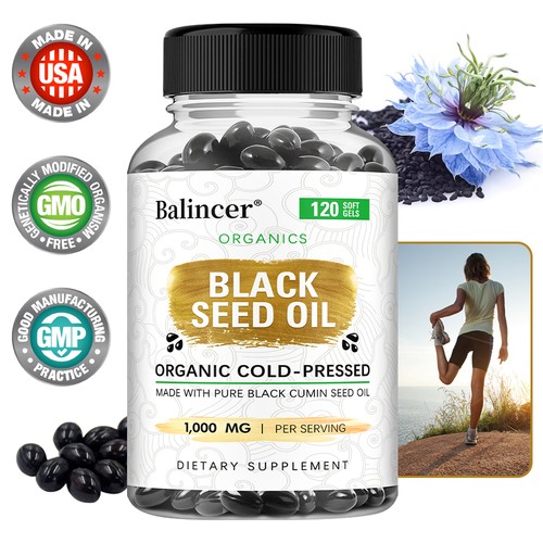 Cold pressed black seed oil - black,