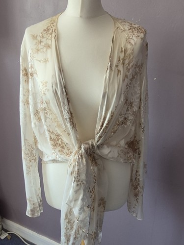 Vintage chesca silk - silk, burnout