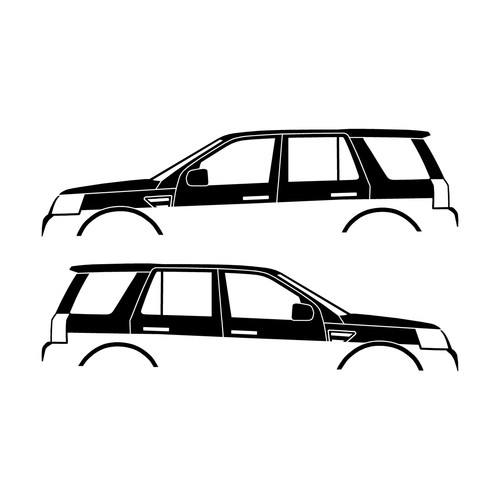 Set car decal stickers - set,