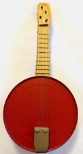 Antique 1920s Red & Gold