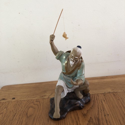 Vintage oriental fisherman - fisherman,