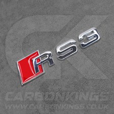 Audi RS3 Silver Chrome Boot