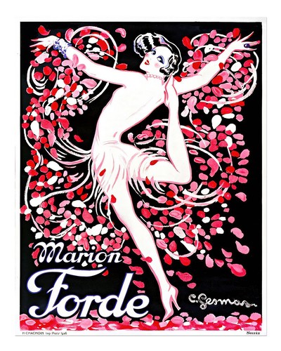 Art deco dance - wall,