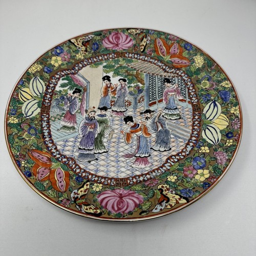 Japanese satsuma pottery plate - satsuma,