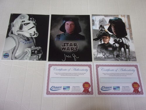 Star wars autographed x - star, 3