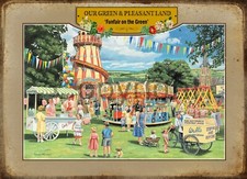 Funfair the village green - funfair,