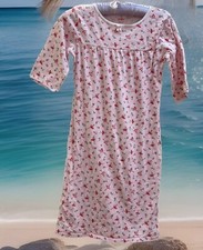Cath Kidston   Dancing Girls  Long Sleeve Pink Cotton Jersey Nightie 11-12 Yrs