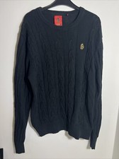 Luke Cable Knit Jumper Mens XL