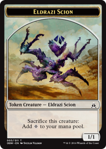 Eldrazi scion token - token, oath