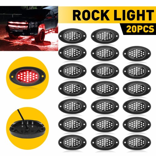 Red 24led 20pods rgb - red,